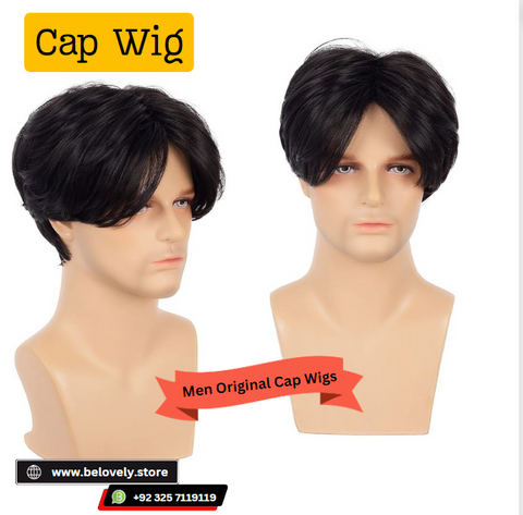 Men Original Hair Cap Wigs