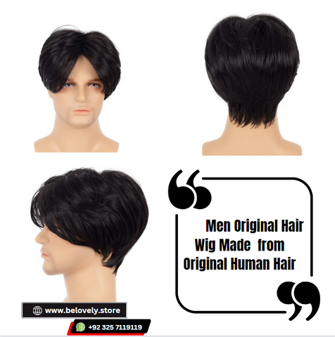 Elevate Your Style ,with Our Men's Wig Collection!.